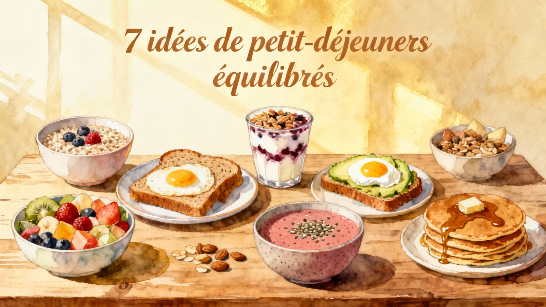 7 Ideen für ein ausgewogenes Frühstück