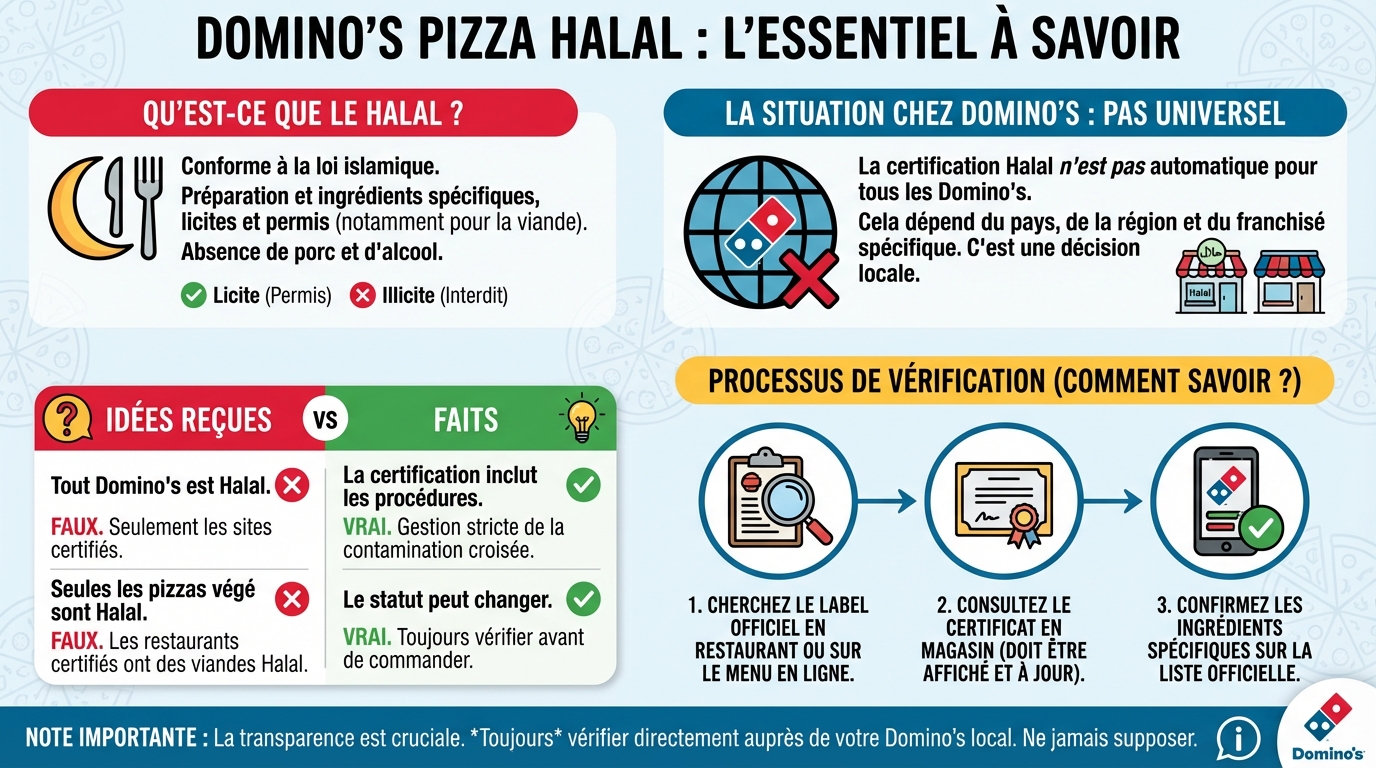 Domino's Pizza halal: Alles, was Sie wissen müssen 1 Halal-Zertifizierung und Kennzeichnung