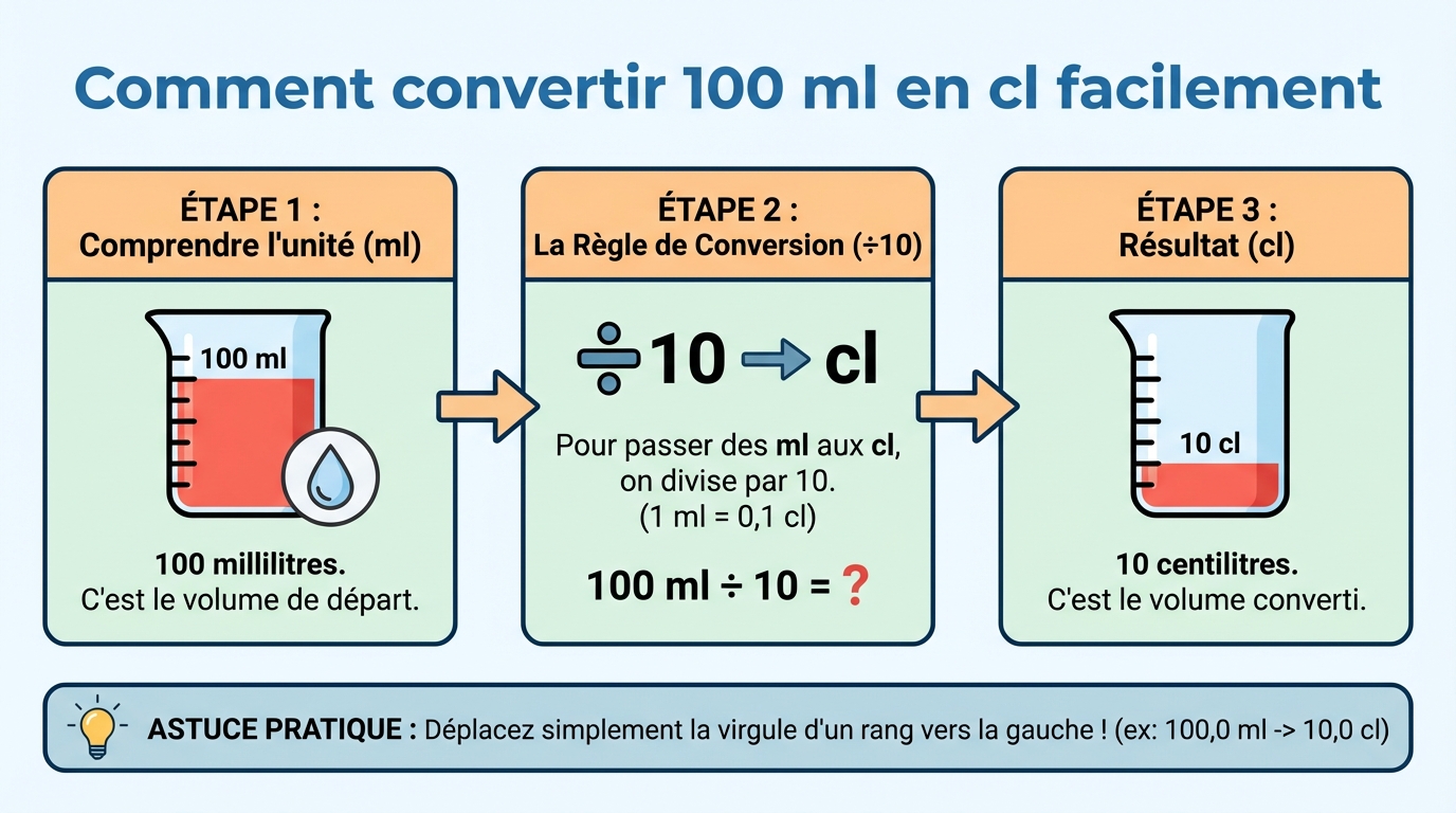 Wie man 100 ml ganz einfach in cl umrechnet 1 Importance de connaître les unités de mesure