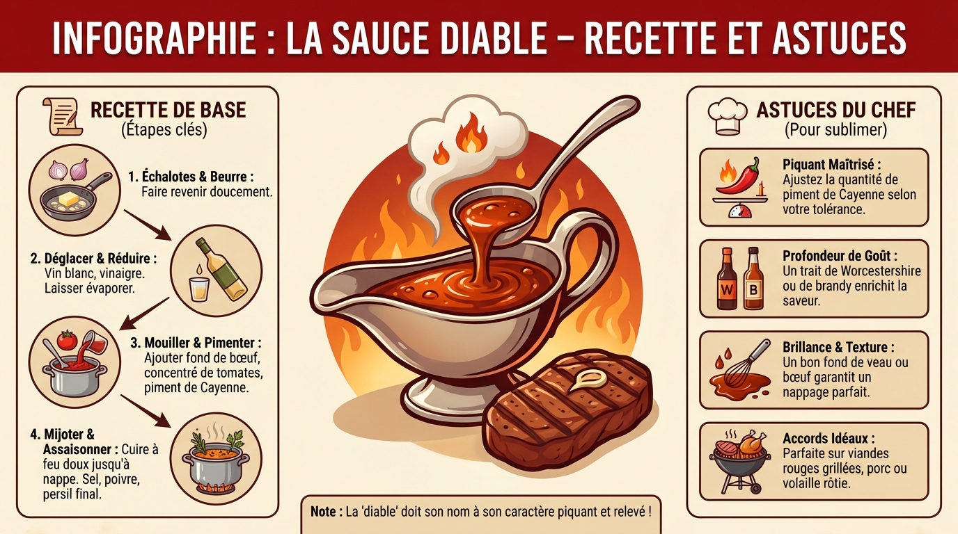 Rezept für die Sauce Diable
