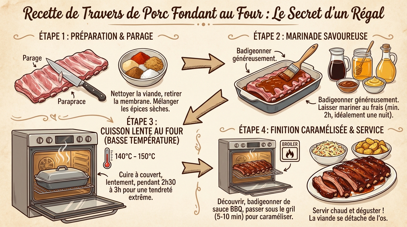 Rezept für butterzarte Spareribs aus dem Ofen – ein echter Genuss 1 Conseils de cuisson