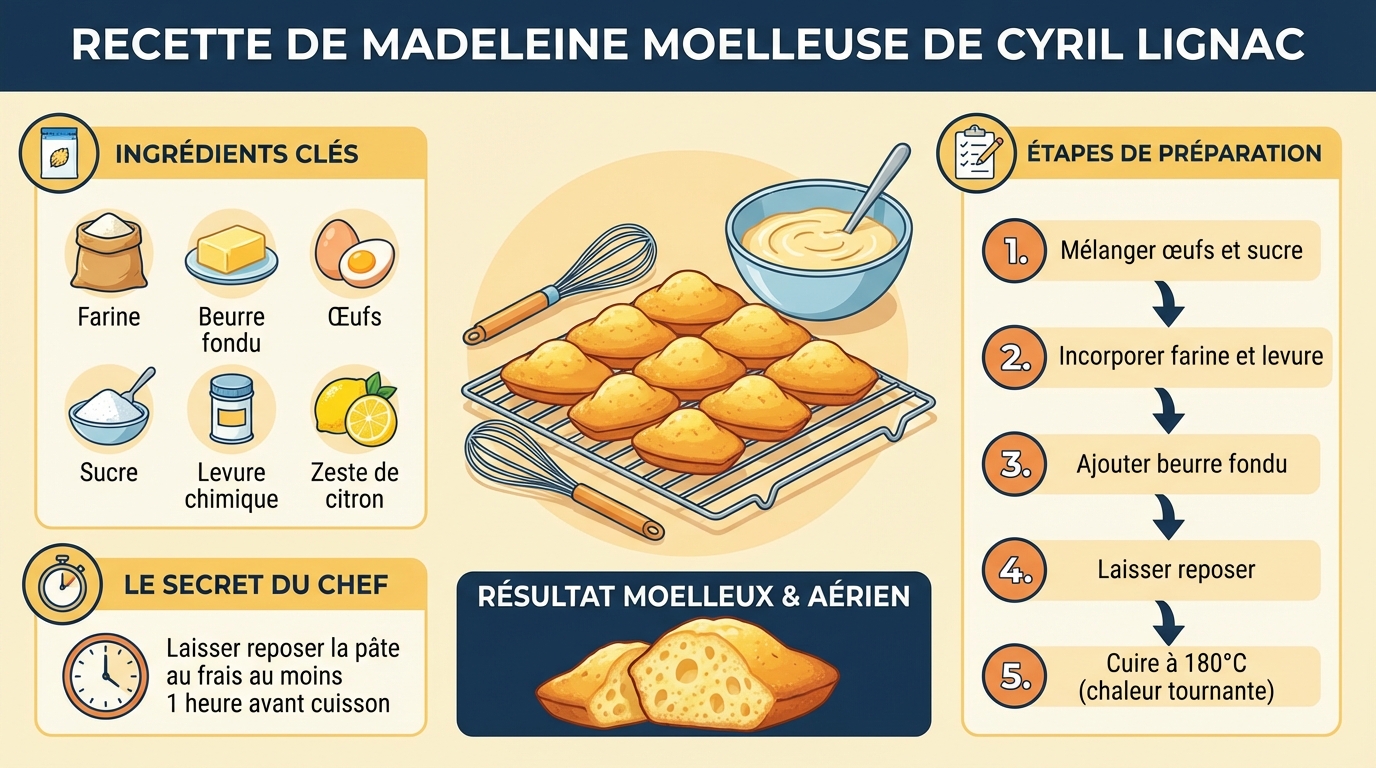 Rezept für herrlich saftige Madeleines nach Cyril Lignac 1 Tipps für perfekte Madeleines