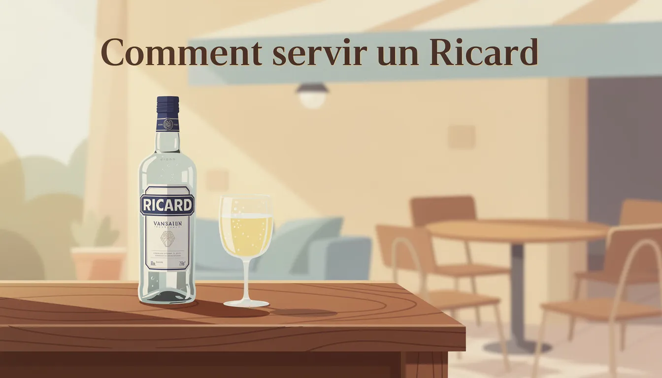 So servieren Sie Ricard richtig