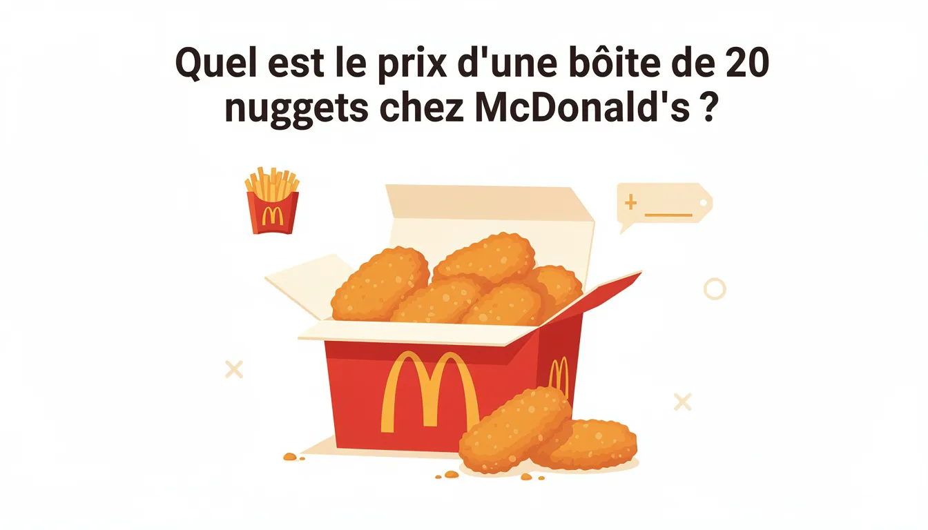 Was kostet eine 20er-Box Nuggets bei McDonald's?