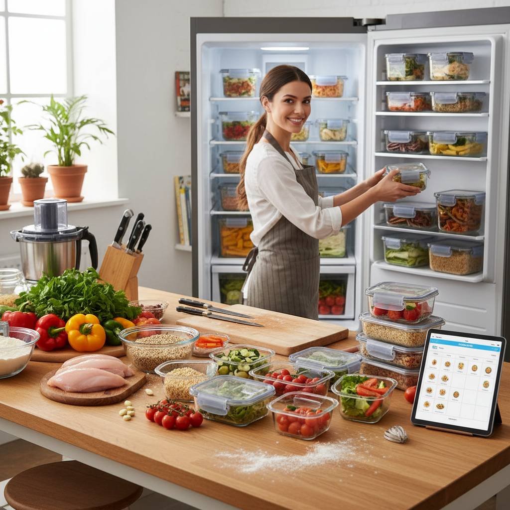 Batch Cooking: Der Schlüssel zu einer einfachen und gesunden Küche – das ganze Jahr über 1 Illustration