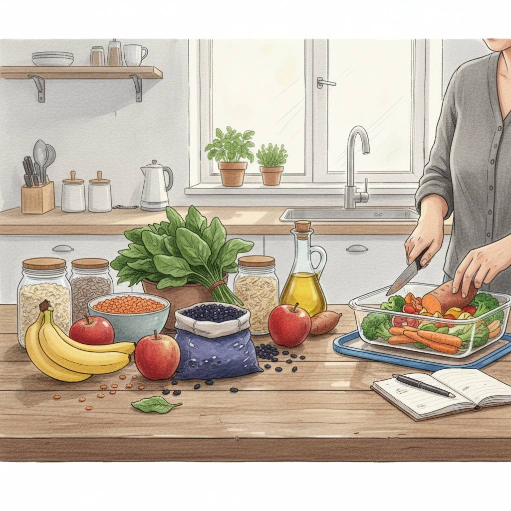 Ausgewogen und preiswert: Gesund essen, ohne das Budget zu sprengen 1 Illustration