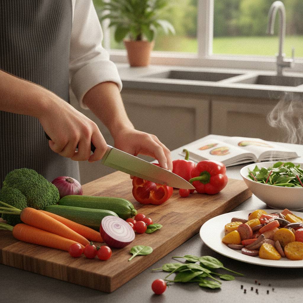 Gesunde und schnelle Gerichte: Chefkoch-Geheimnisse für eine ausgewogene Ernährung 1 Illustration