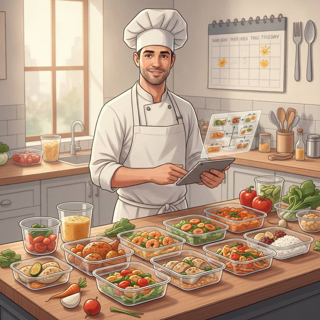 Einfache Rezepte: Die Chefkoch-Strategie für eine unkomplizierte Genusswoche 1 Illustration