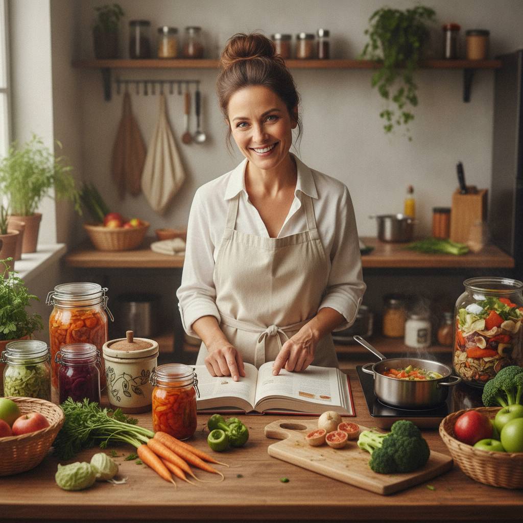 Nachhaltig Kochen: Zeit sparen, Gesundheit fördern und Ressourcen schonen leicht gemacht 1 Illustration